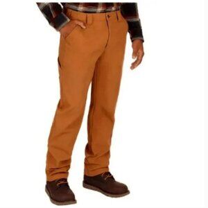 Coleman Men's Fleece Lined Pant Durable Stretch Brown 36x30 NWT